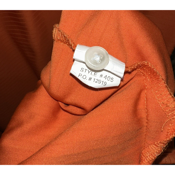 Auburn Tigers Men’s L Orange Divots Performance Polo Shirt Textured Stripe Logo - Picture 10 of 11